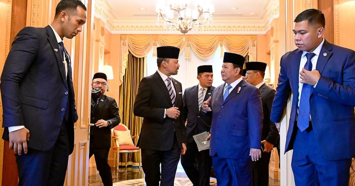 Tiba di Brunei, Prabowo Dijemput Putra Mahkota untuk Bertemu Sultan Hassanal Bolkiah