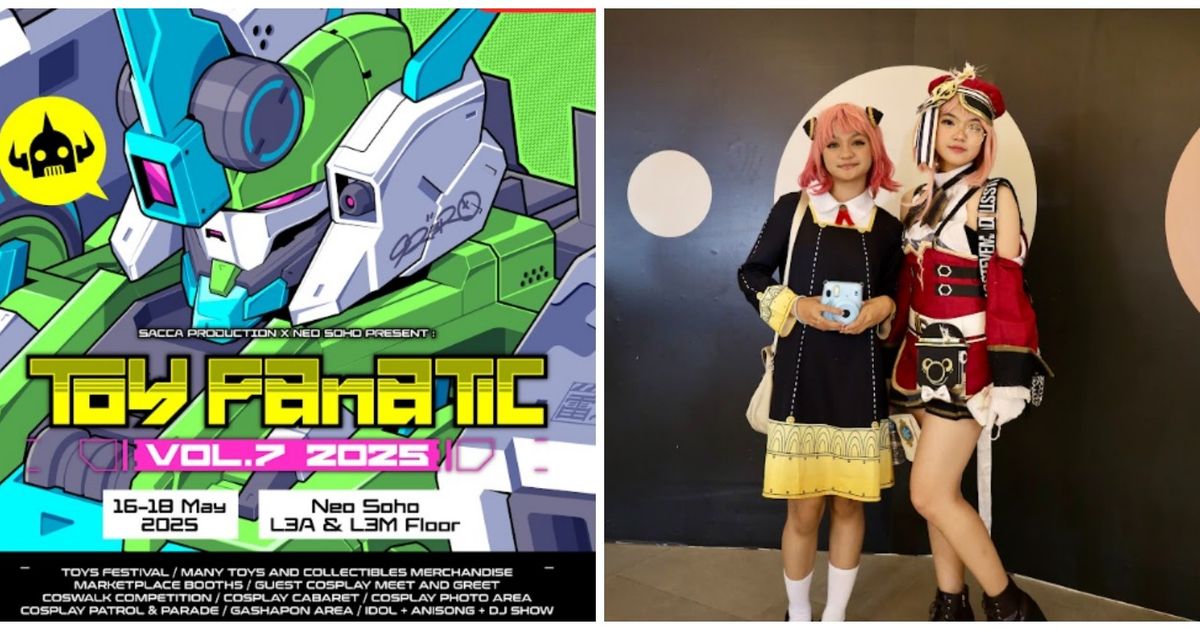 Toy Fanatic 2025, Festival Mainan dan Cosplay Terbesar di Jakarta Hadir dari 16-29 Mei 2025