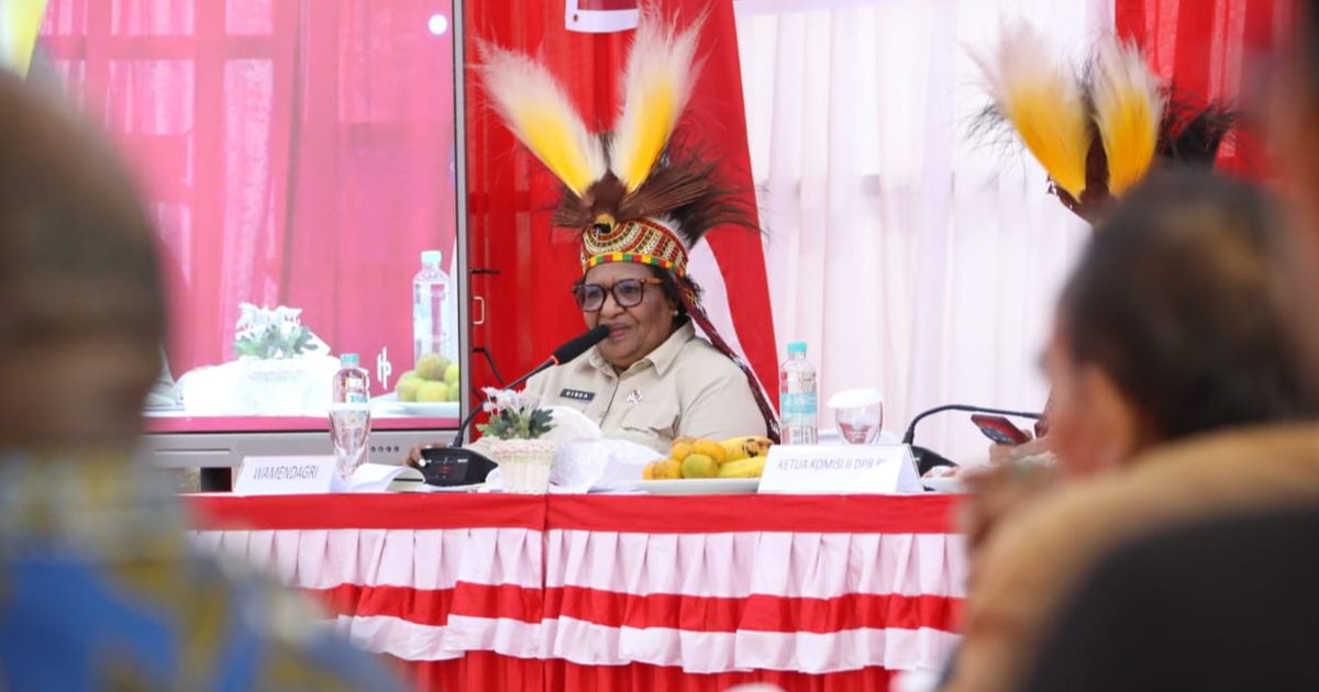 Pesan Wamendagri Ribka Usai Pembangunan KIPP Papua Pegunungan