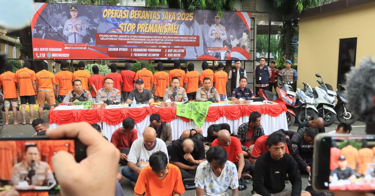 Polisi Angkut 299 Preman di Jakarta Utara, Pendapatan Rp90 Juta per Bulan dari Uang Parkir