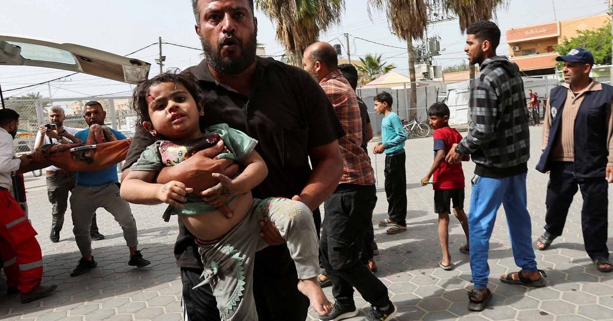 FOTO: Pilu! Anak-Anak Gaza Korban Serangan Udara Israel