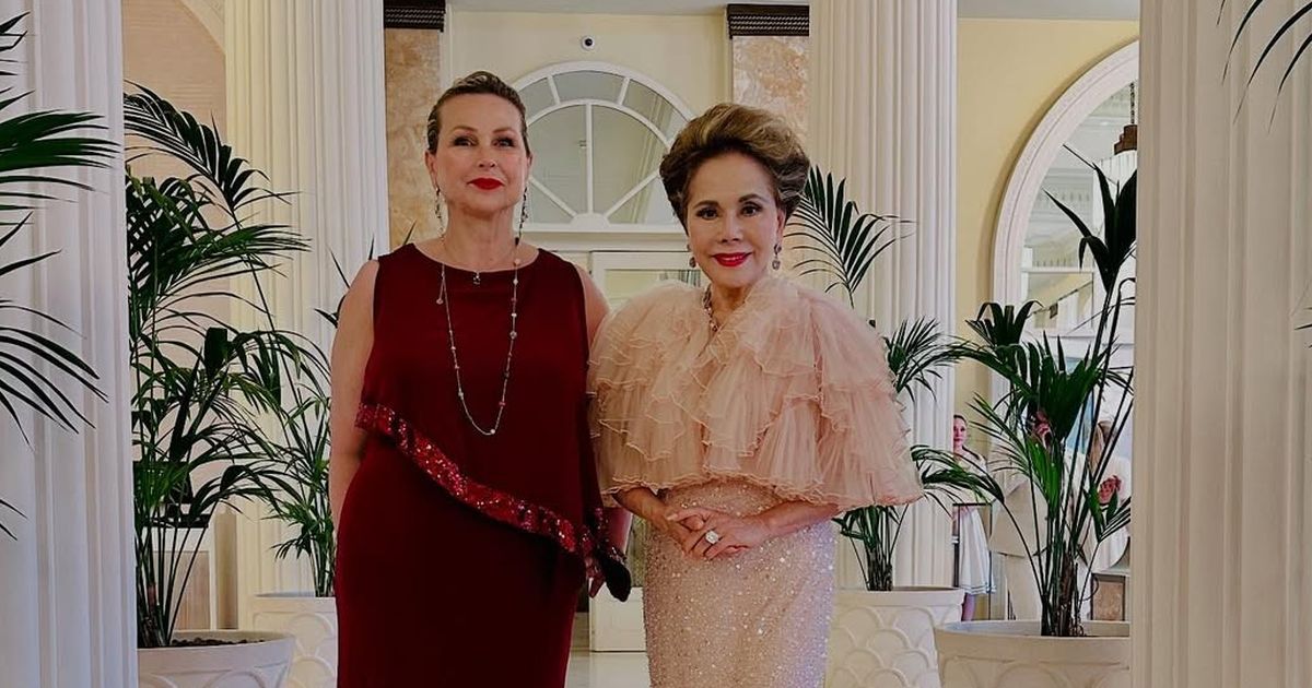 Potret Cantik Istri Presiden Soekarno di Karpet Merah Festival Film Cannes 2025, Anggun dan Mewah dengan Gaun Peach Muda