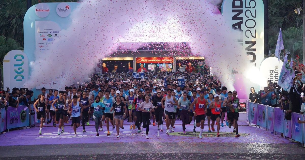Antusiasme Tinggi, Pelari Padati Digiland Run 2025 yang Resmi Sandang World Athletics Label