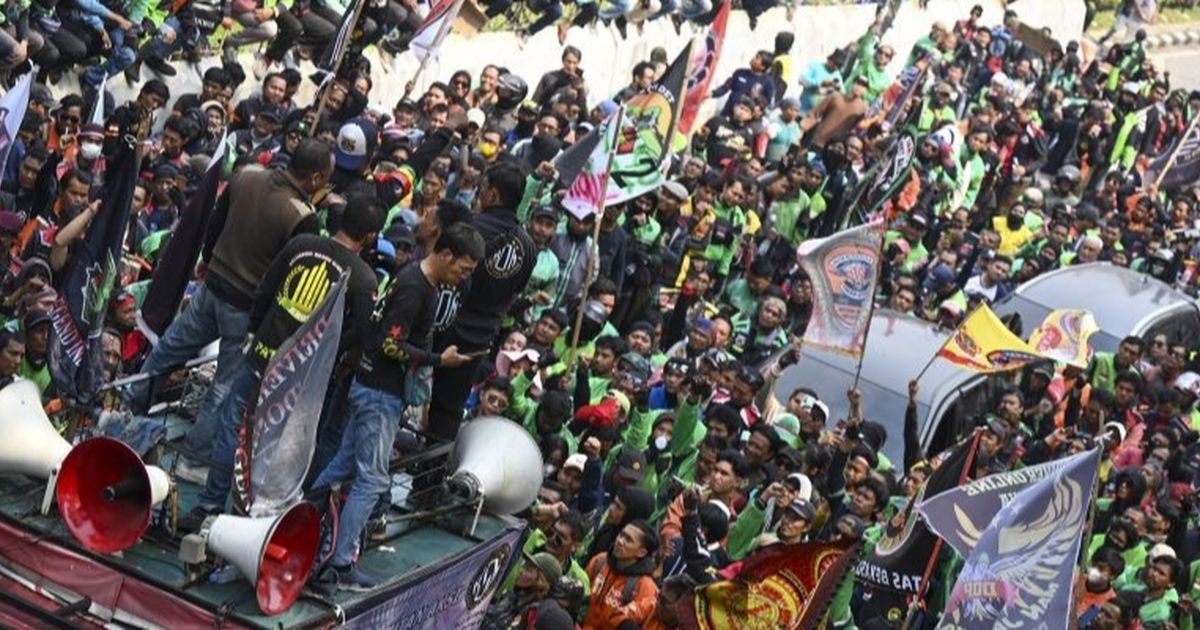 Rute Pergerakan Massa Demo Ojol di Jakarta, Sasar Kantor Pemerintahan Mulai Pukul 12.30 WIB