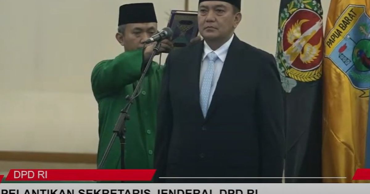 Jenderal Polisi Bintang Dua Ini Jabat Sekjen DPD, Pelantikannya Dinilai Buka Potensi Konflik Kepentingan
