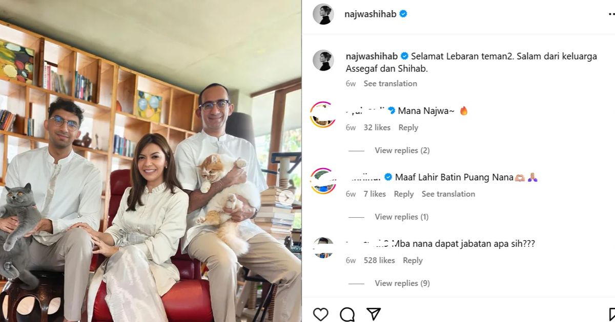 Unggahan Terakhir Najwa Shihab dan Suami, Kompak Kenakan Baju Putih-Putih