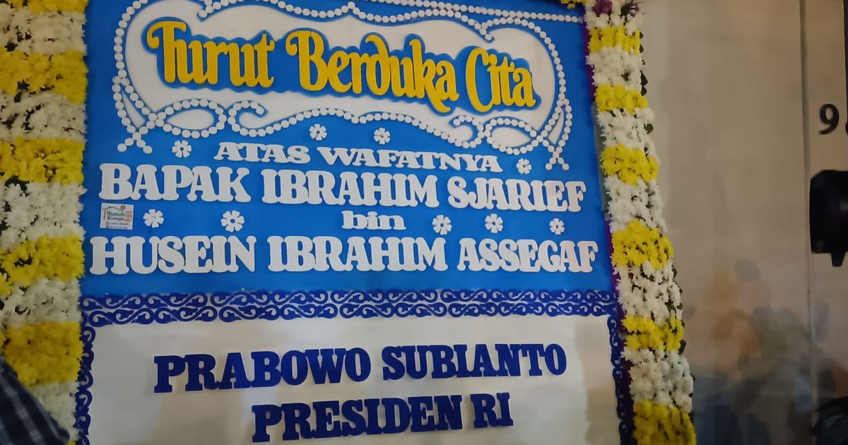 Presiden Prabowo Kirim Karangan Bunga Ucapan Bela Sungkawa buat Suami Najwa Shihab