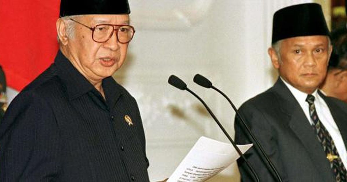 Ketika Soeharto dan Habibie Tak Saling Sapa di Istana Negara