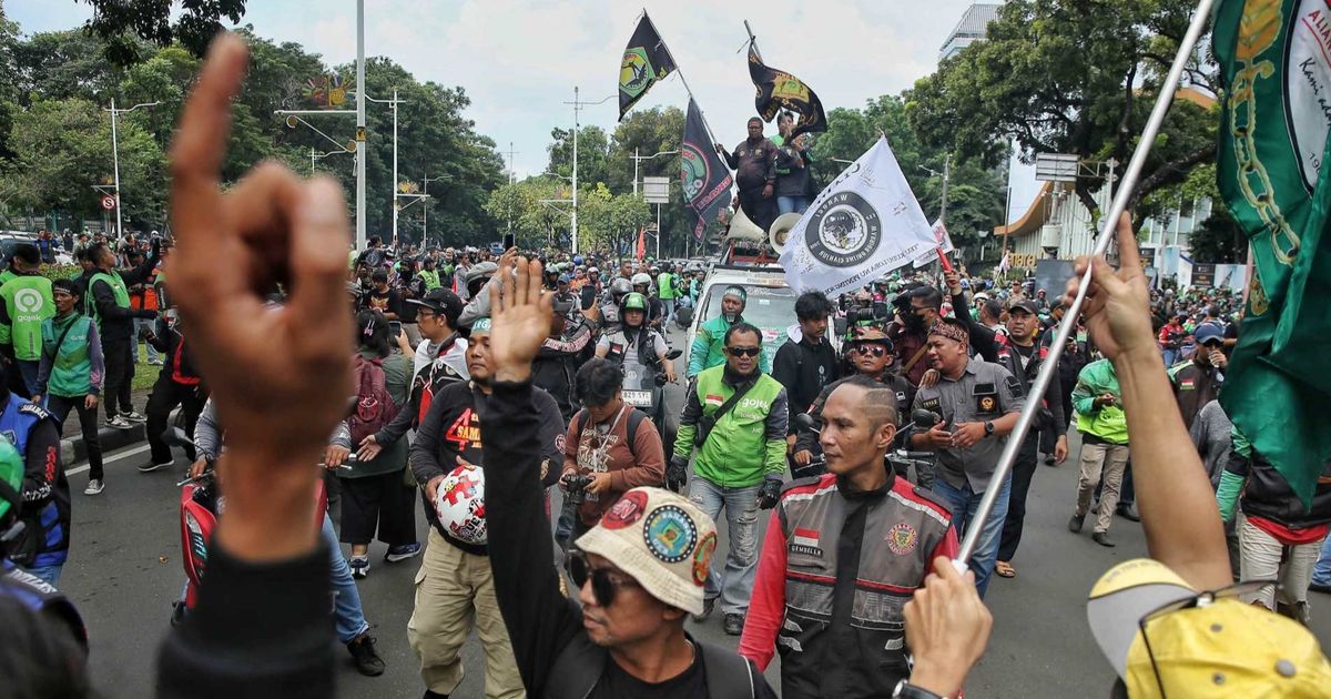 Kajian IDEAS: Demo Ojol Bikin Transaksi Harian Turun Rp188 Miliar