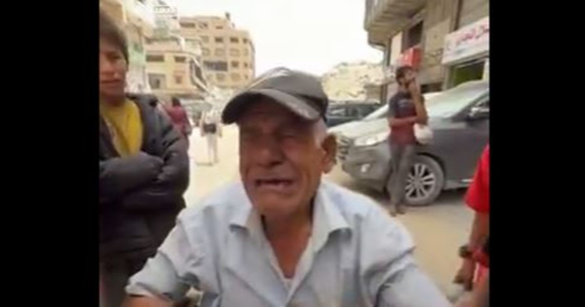 VIDEO Seorang Kakek di Gaza Menangis Kelaparan: Saya Cuma Ingin Roti, Saya Belum Makan Tiga Hari