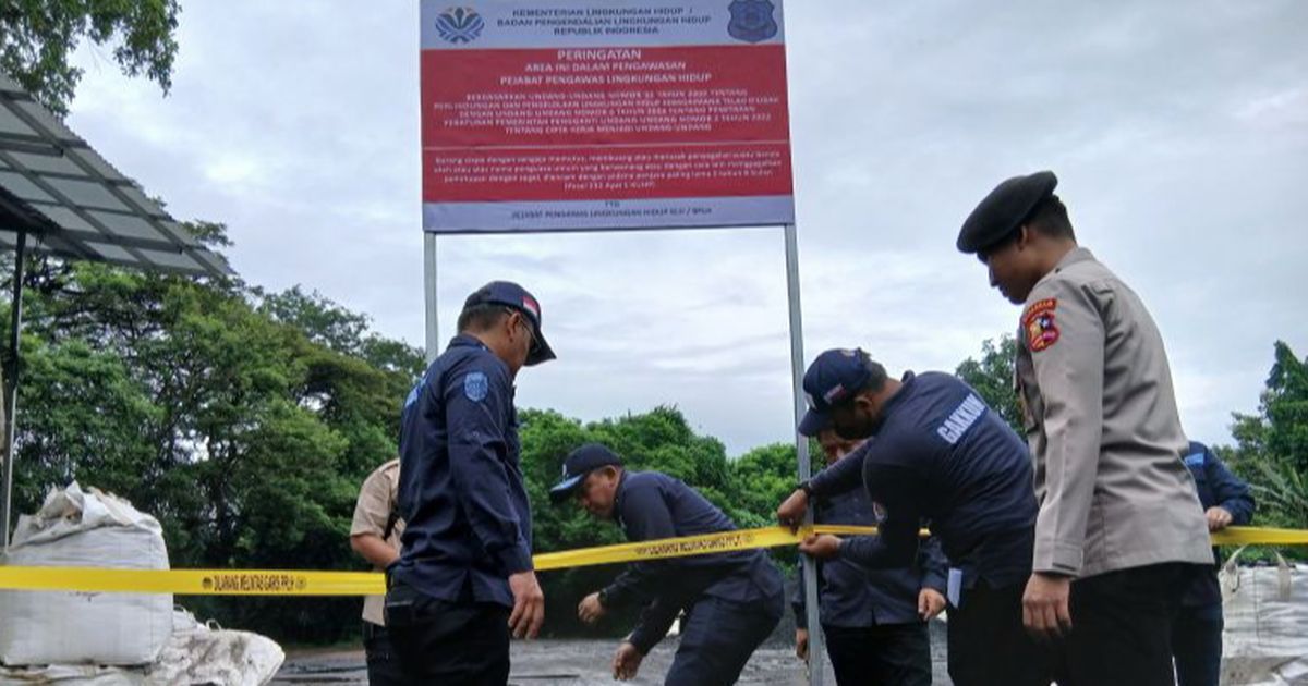 Pabrik Tekstil di Tangerang Ini Biang Air Sungai Cilongok-Cirarab jadi Hitam, Langsung Disegel Menteri LHK