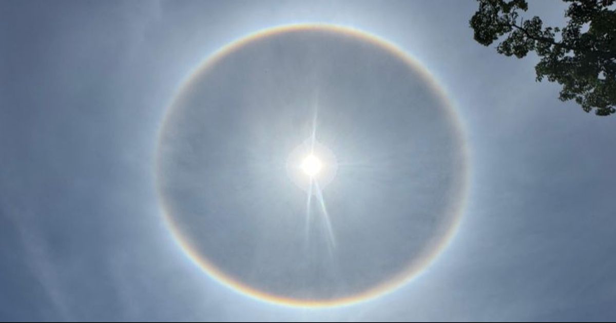 Heboh Matahari Dikelilingi Cincin Pelangi di Langit Siak Riau, Begini Penjelasan BMKG