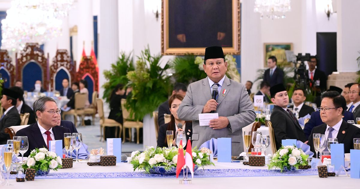 Prabowo Jamu PM China di Istana: Sajian Nusantara hingga Tarian Dayak