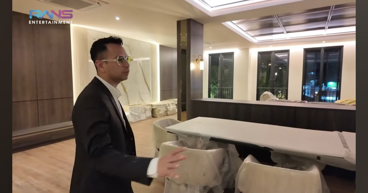 5 Potret Rumah Baru Raffi Ahmad Full Marmer dengan Sentuhan Kayu, Dibuat Khusus Untuk 'Si Pulen' Baby Lily?