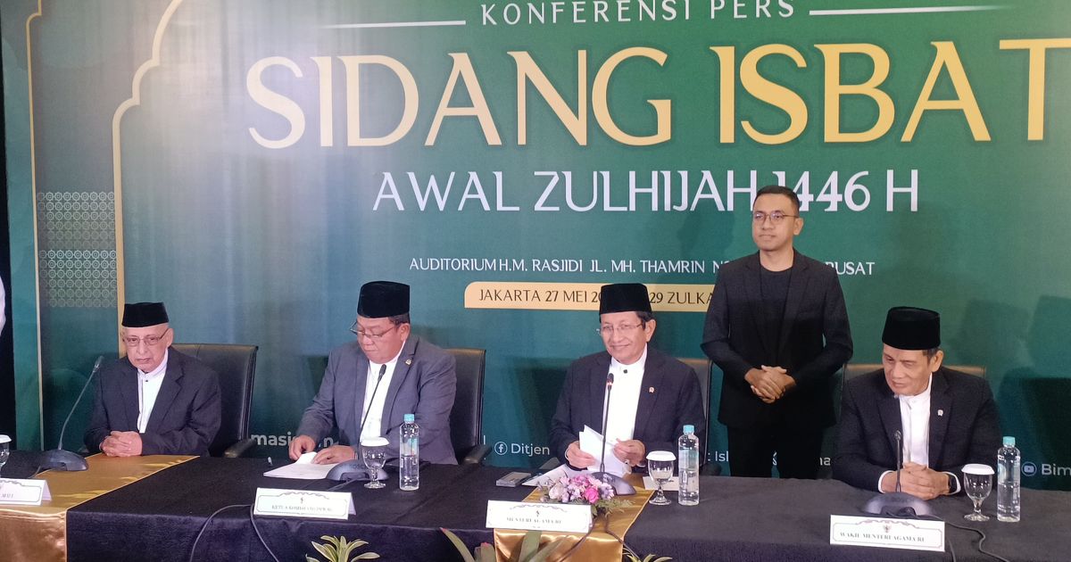 Pemerintah Tetapkan 1 Dzulhijjah Jatuh Pada Tanggal 28 Mei 2025, Iduladha 6 Juni 2025