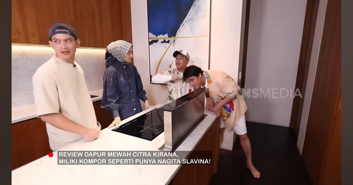 5 Potret Dapur Super Bersih Citra Kirana, Ada Kulkas Tersembunyi Hingga Kompor Miliaran Seperti Nagita Slavina