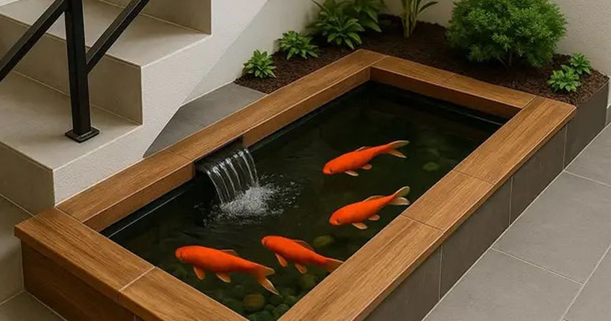 Kolam Ikan Minimalis Ukuran 1 Meter, Inspirasi Desain untuk Mempercantik Hunian Modern