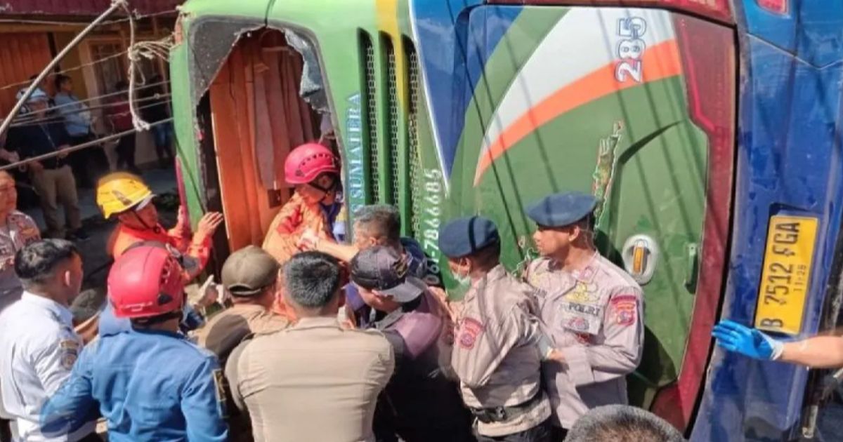 Kronologi Kecelakaan Maut Bus ALS di Padang Panjang Diduga karena Rem Blong, Belasan Orang Dikabarkan Tewas