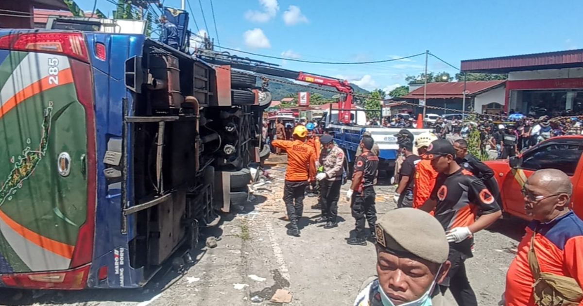 Kecelakaan Maut Bus ALS di Padang Panjang Sumbar: 12 Tewas, Sopir dan Kernet Diamankan