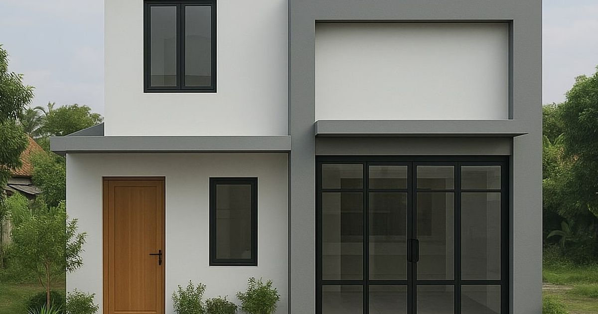 Model Ruko Minimalis 1 Lantai, Desain Fungsional untuk Bisnis dan Hunian