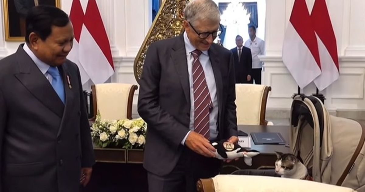 VIDEO: Viral Bobby Kertanegara Kucing Prabowo Terima Hadiah Lucu dari Bill Gates, Makin Menggemaskan