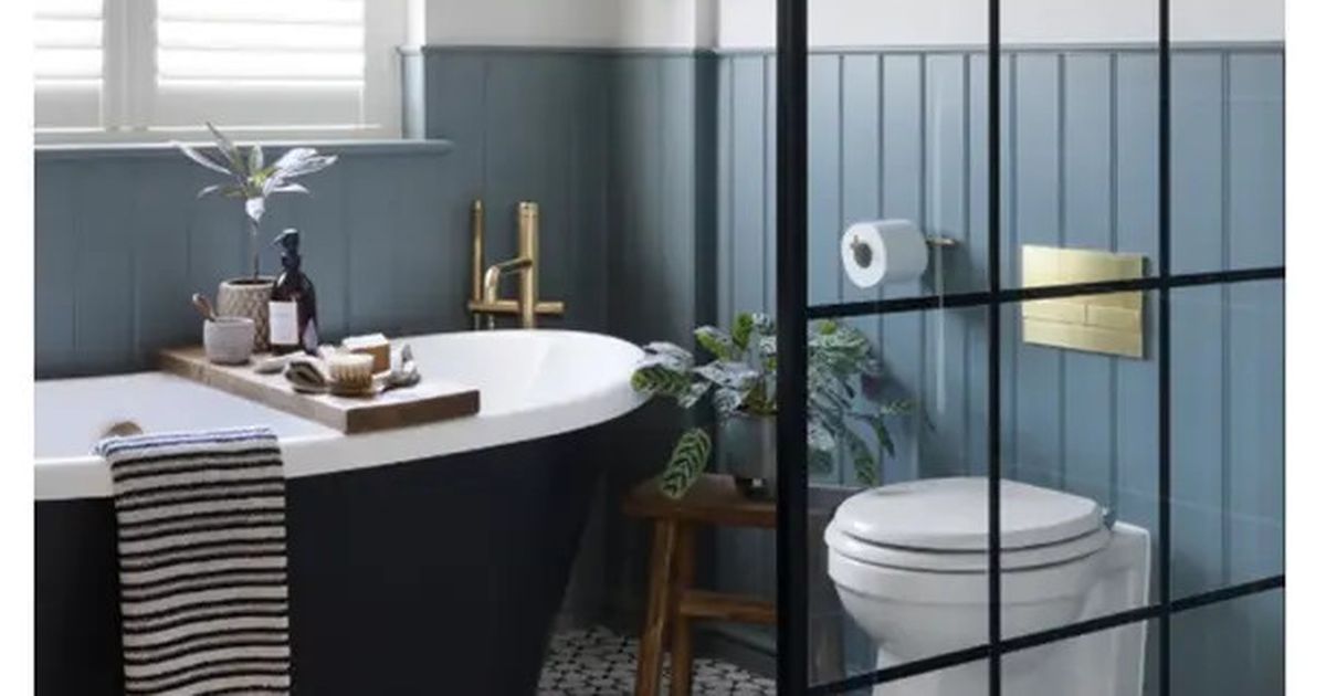 Model Kamar Mandi Minimalis Modern dengan Bathup Elegan