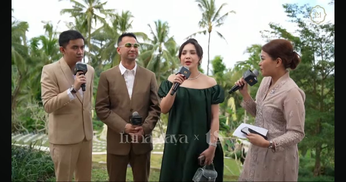 Potret Cantik Nagita Slavina Hadiri Akad Nikah Luna Maya, Pakai Dress Sabrina Hijau Emerald yang Super Elegan