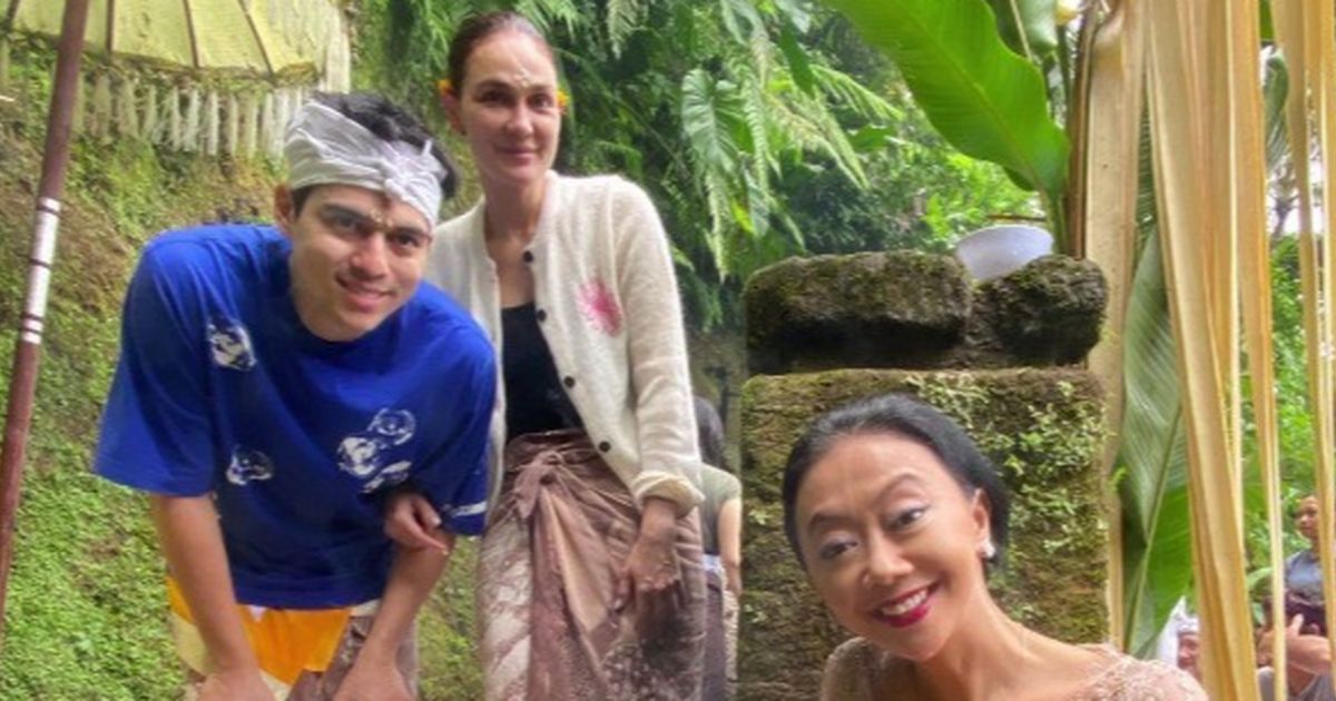 Cerita Asri Welas Wujudkan Impian Luna Maya dan Maxime Bouttier Lewat Kain Batik yang Dipakai saat Ritual Melukat