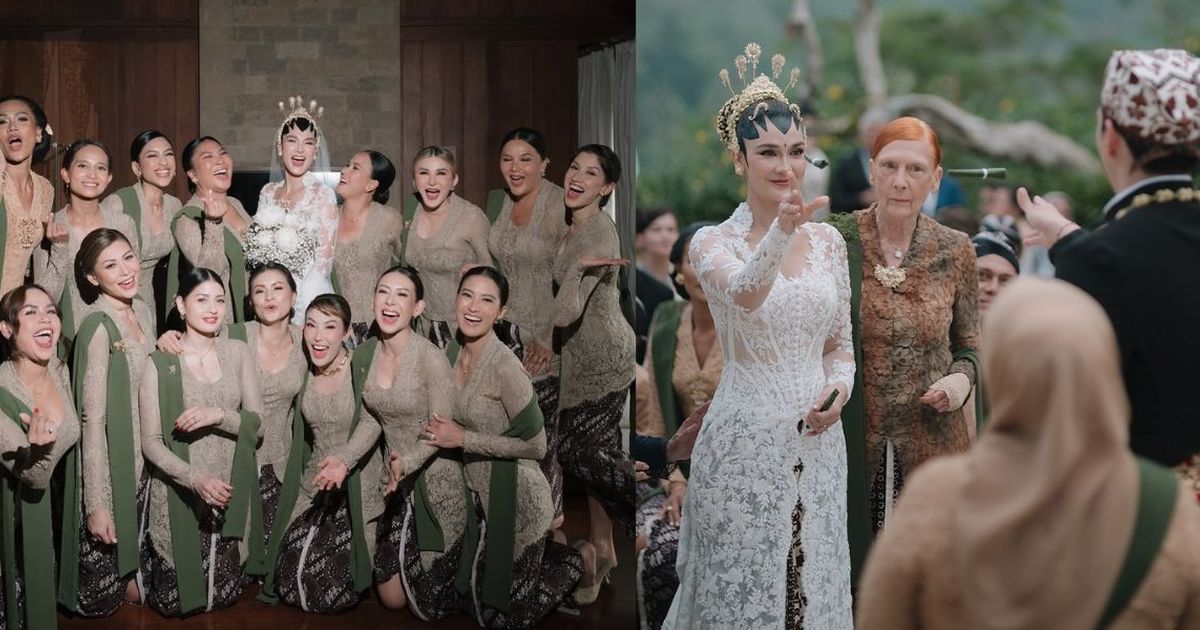 Potret Cantik Luna Maya Sebelum dan Setelah Make Up Akad Nikah, Bikin Terkesima