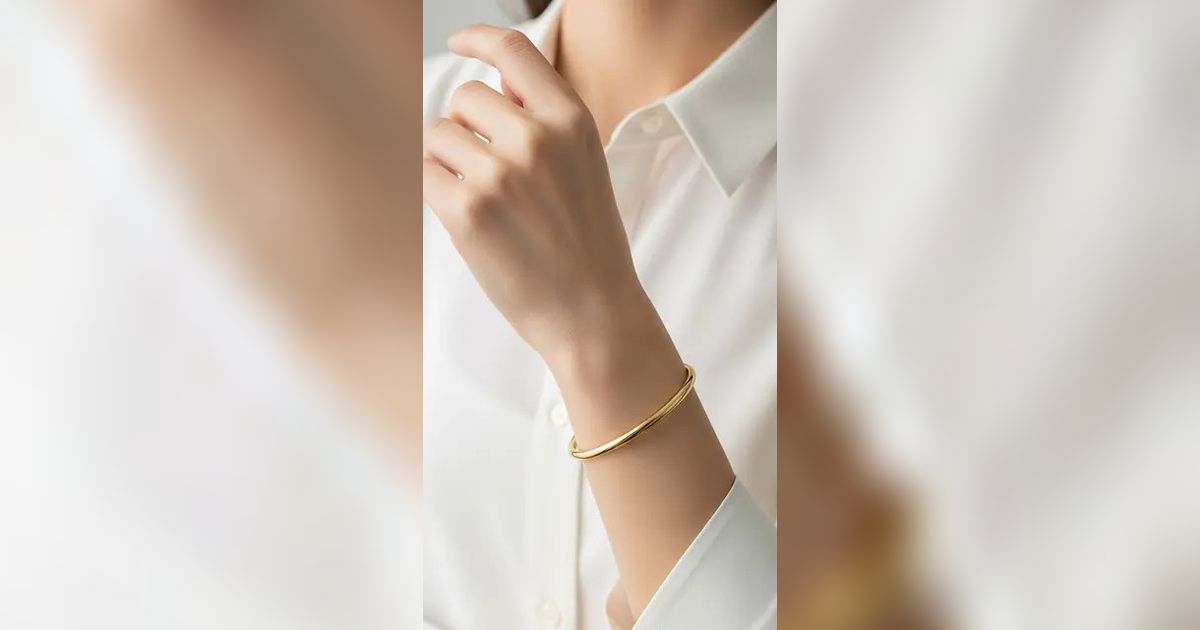 Gelang Emas 24 Karat 3 Gram, 8 Model Cantik Cocok untuk Daily Wear