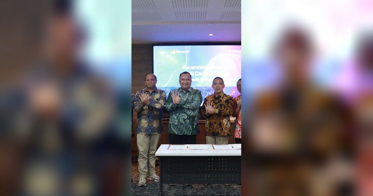 Infomedia Gandeng Microsoft Indonesia Perkuat Layanan Contact Center berbasis AI