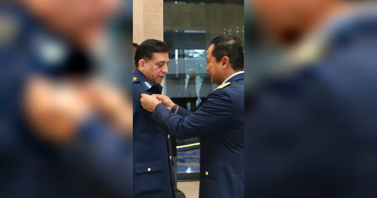 FOTO: Kasau Sambut Kunjungan Kepala Angkatan Udara Pakistan