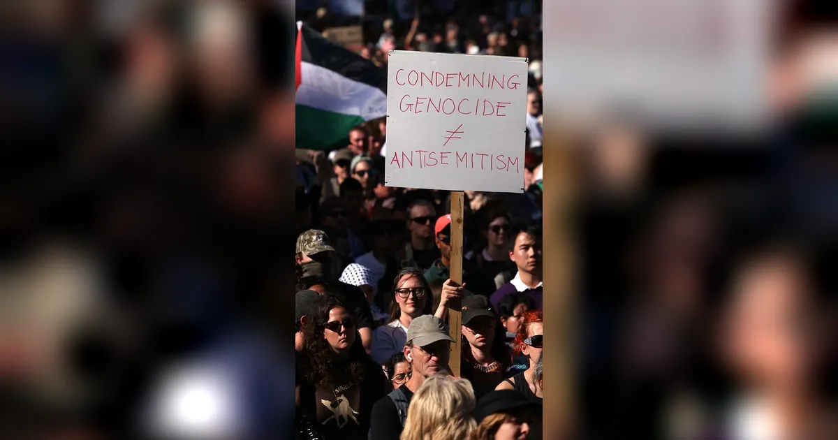 FOTO: Gelombang Protes Sambut Kedatangan Presiden Israel di Melbourne