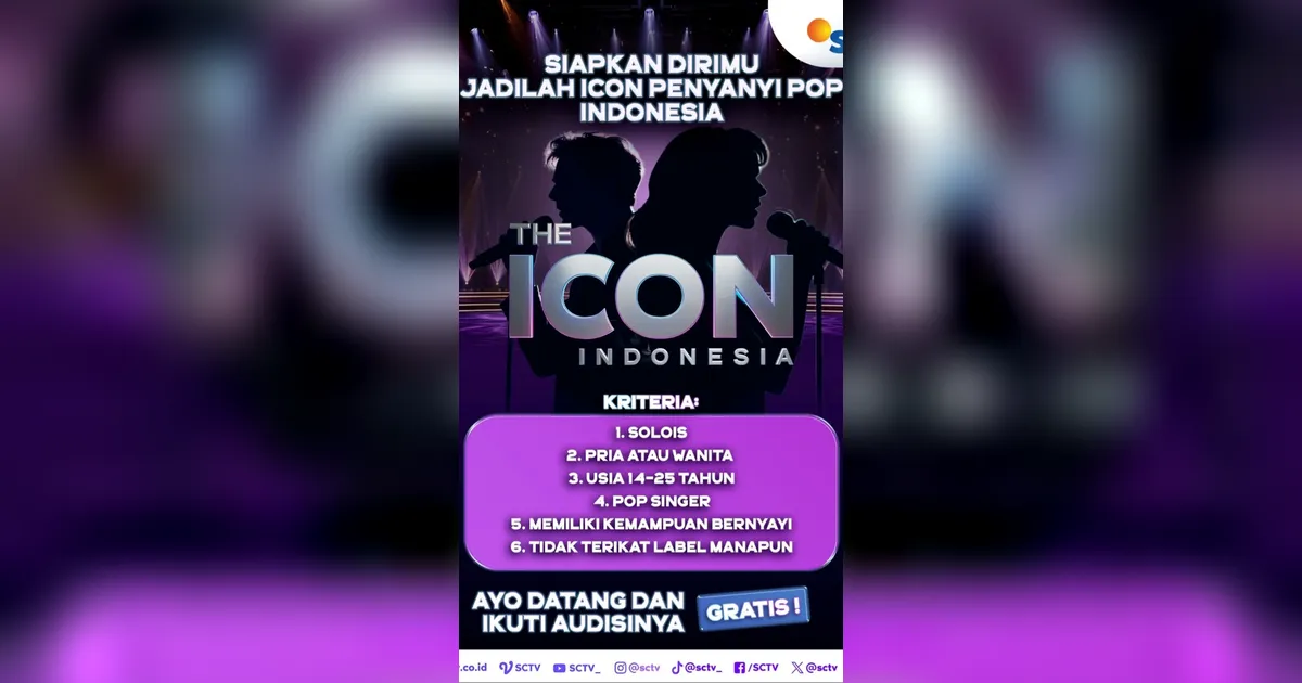Audisi "The Icon Indonesia" akan Hadir di Jakarta Sebagai Kota Terakhir, Ardhito Pramono Jadi Juri Tamu
