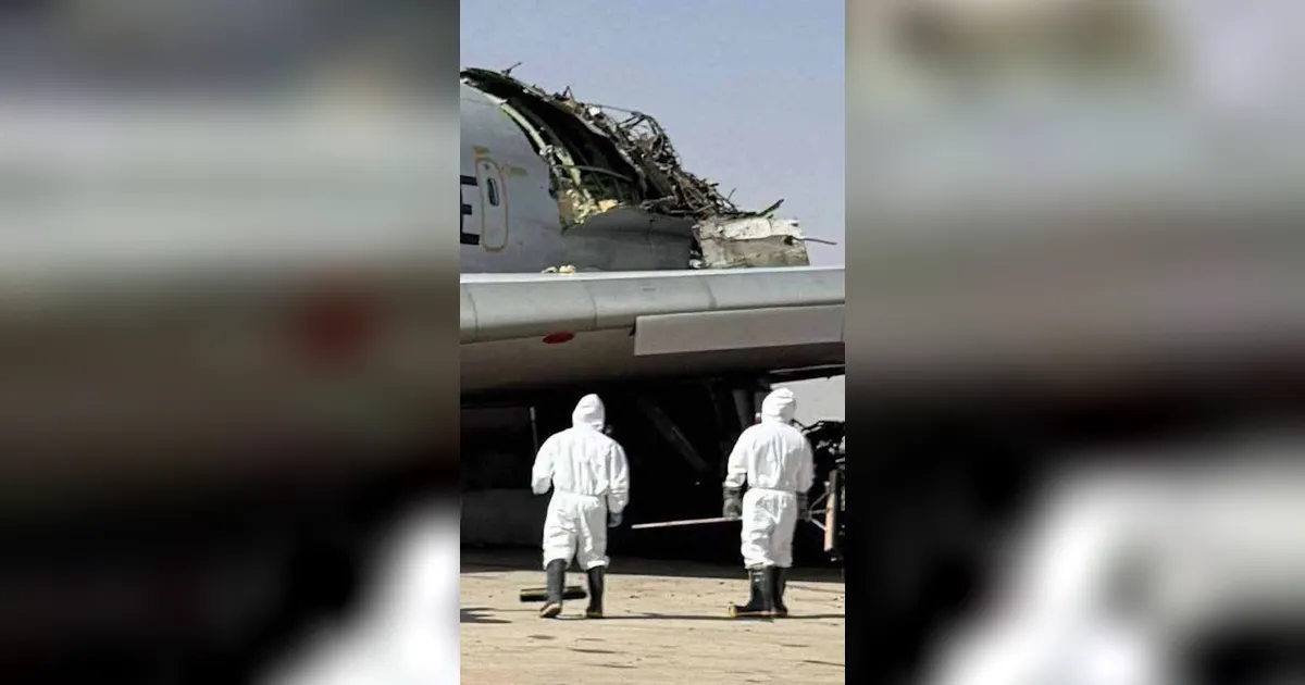 FOTO: Pesawat AWACS Seharga Rp 4,5 Triliun Milik AS Hancur dalam Serangan Iran