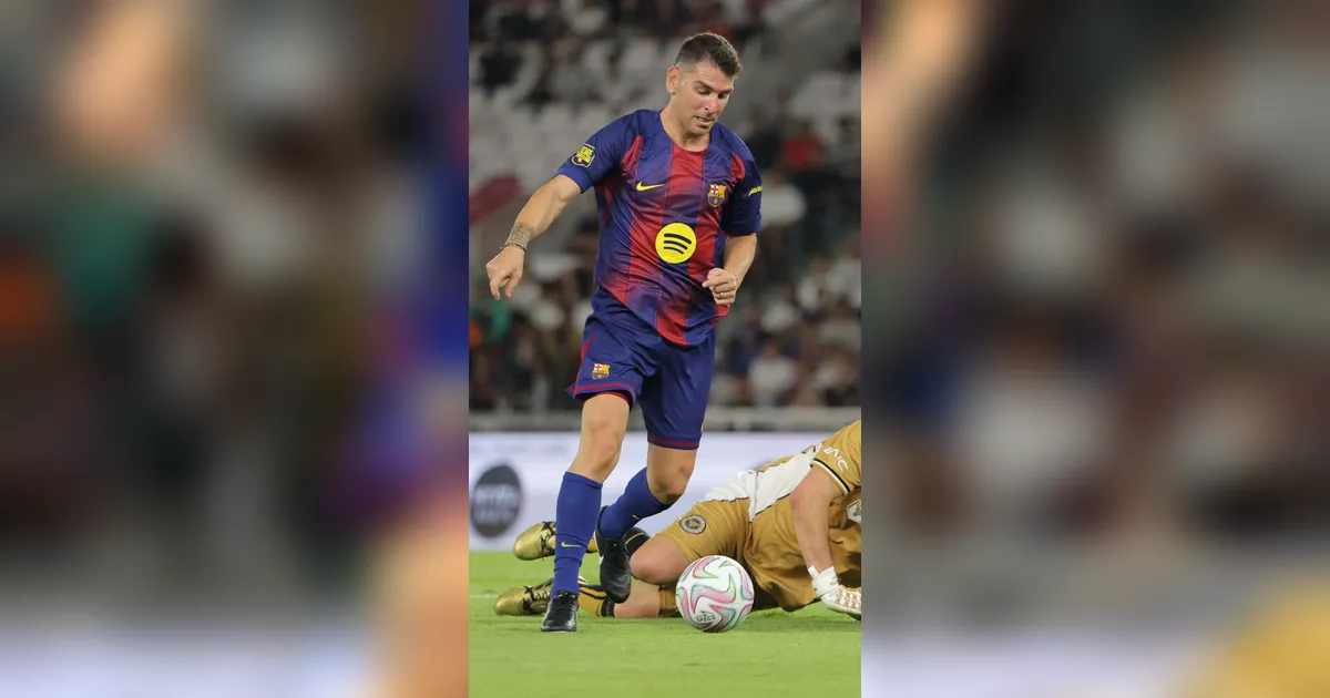 FOTO: Barcelona Legends Tundukkan DRX World Legends di Jakarta