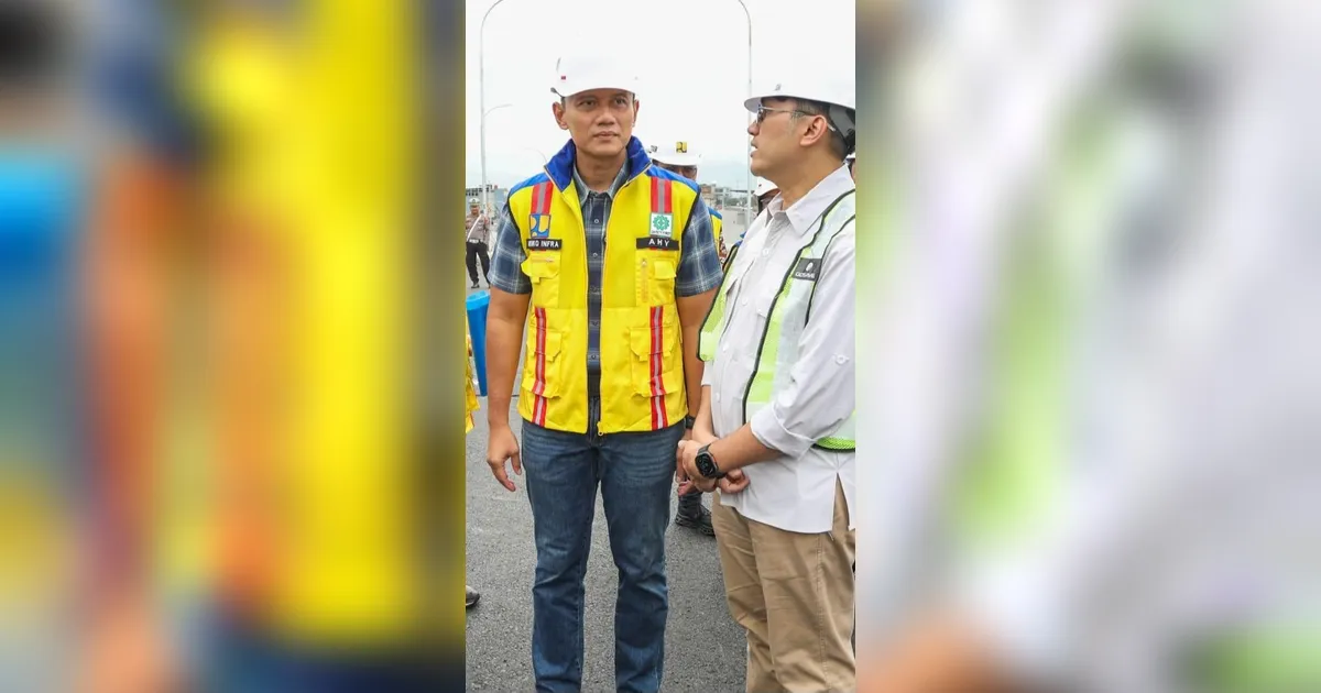 FOTO: AHY Tinjau Program Strategis Pembangunan di Yogyakarta