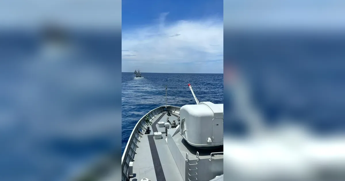 FOTO: TNI AL Gelar Latihan Laut Bersama Malaysia di Perairan Jawa