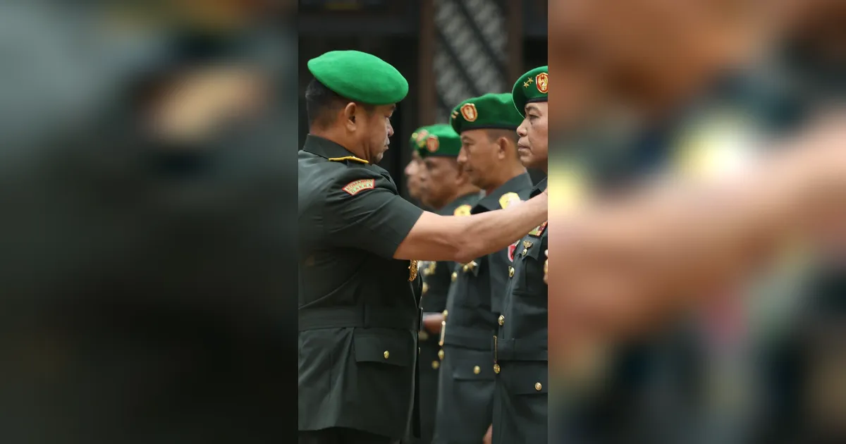 FOTO: TNI AD Rotasi Pangdam di Wilayah Strategis Termasuk Papua