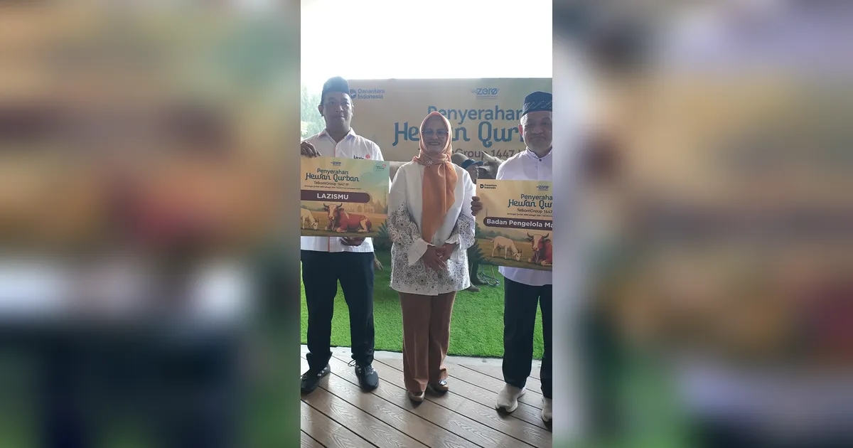 TelkomGroup Tebar 910 Hewan Kurban, Perkuat Komitmen Berbagi di Hari Raya Iduladha