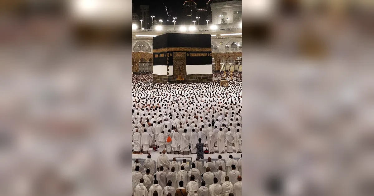 FOTO: Lautan Jemaah Haji  Padati Makkah Jelang Puncak Haji