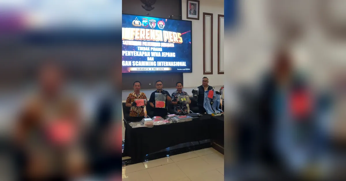 Jaringan Penyekapan dan Penipuan Online Internasional di Surabaya Terbongkar, 41 WNA Diamankan