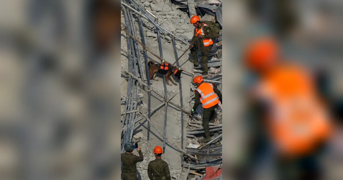 Gedung 10 Lantai di Filipina Ambruk 21 Orang Tewas, Kondisi Bayi Sungguh Menyedihkan