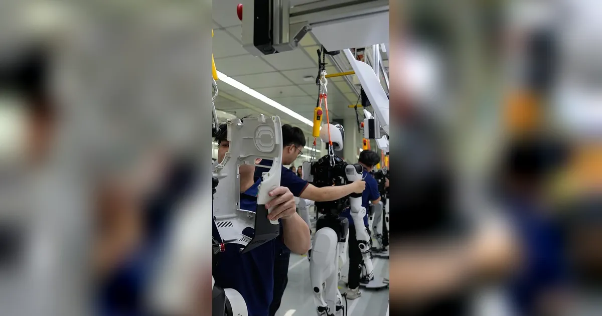 FOTO: Melihat Pabrik Robot Masa Depan di Beijing