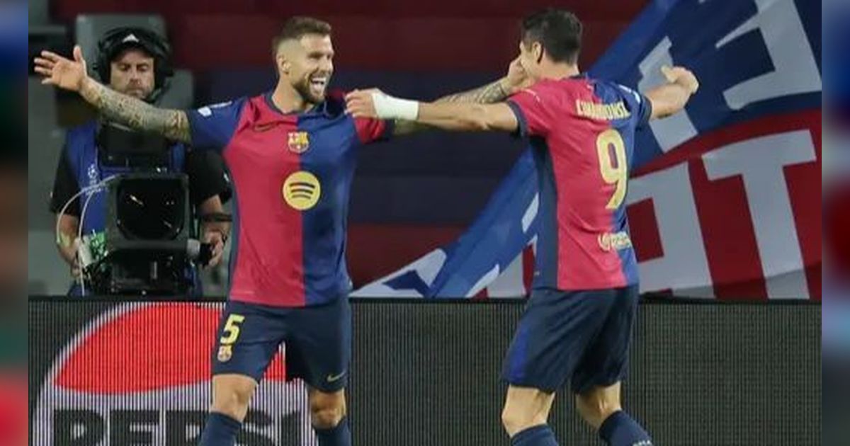 FOTO: Tanpa Ampun! Barcelona Gilas Young Boys Lima Gol Tanpa Balas di Liga Champions