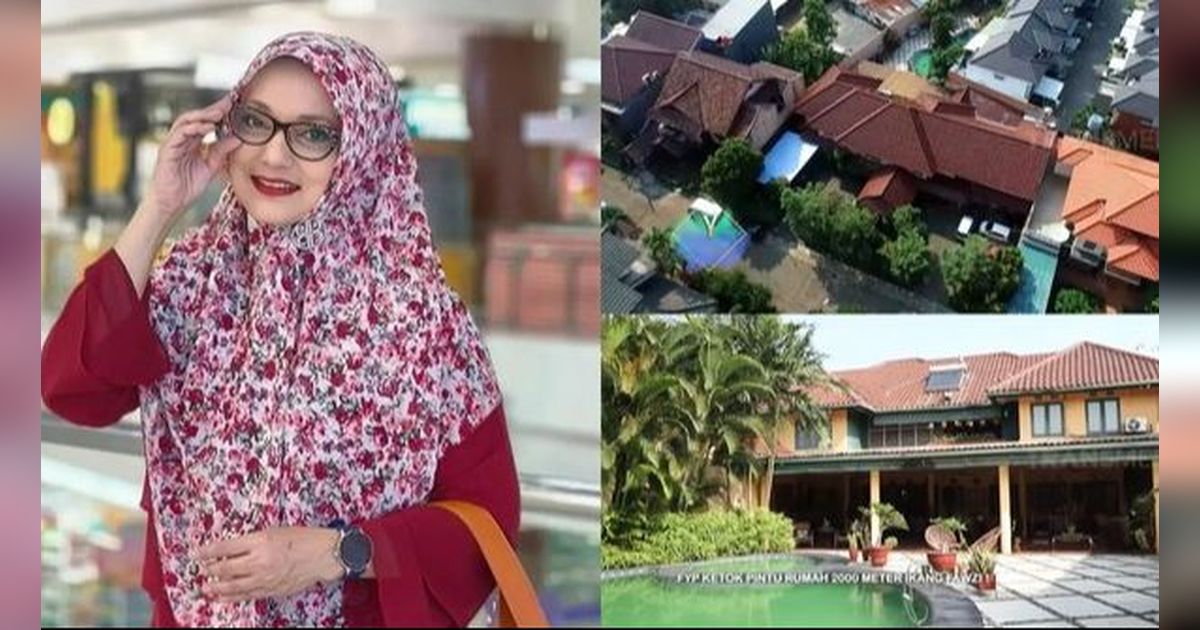 8 Potret Rumah Mendiang Marissa Haque, Asri dan Penuh Kenangan di Lahan 2000 Meter Persegi dengan Perpustakaan Pribadi