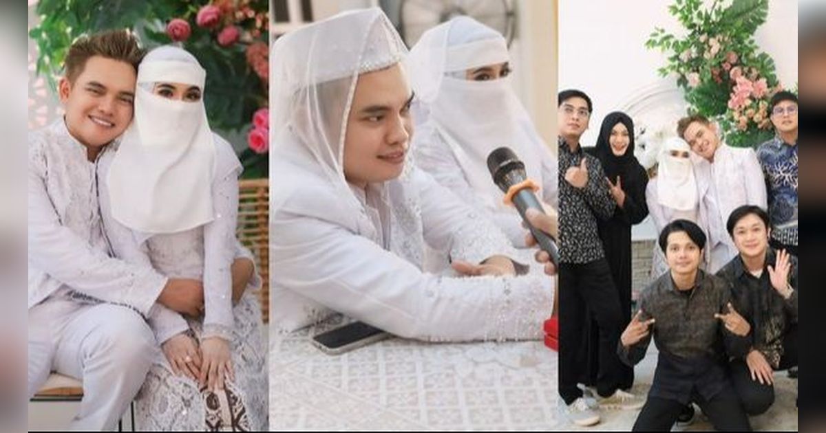 Rujuk Setelah Cerai, 10 Potret Pernikahan Sederhana Dodhy Kangen Band dan Ayu Rizki Yani yang Cantik Bercadar