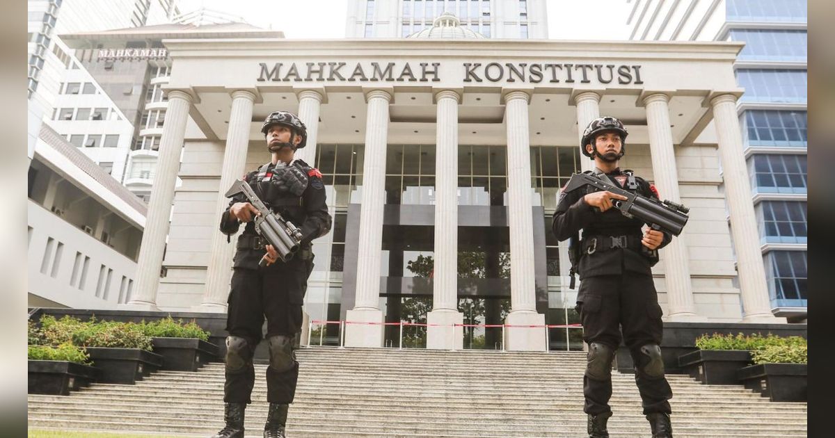 400 Personel Polisi Disiagakan saat Sidang Sengketa Pilpres 2024 di Gedung MK