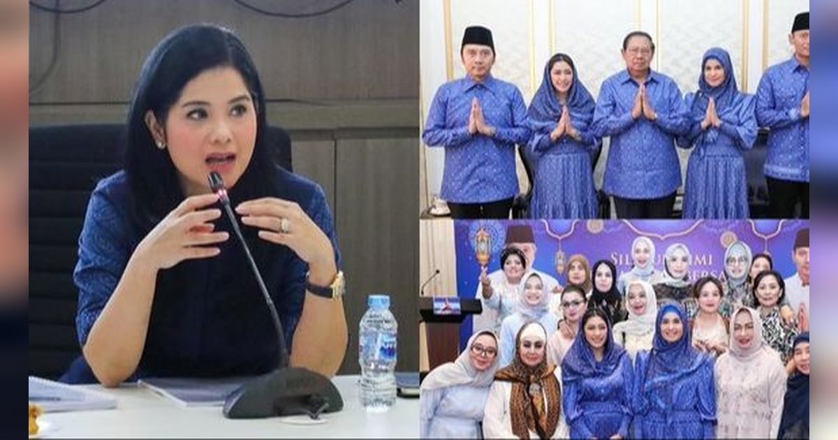 Potret Annisa Pohan Tampil Cantik dan Bikin Pangling Pakai Hijab di Acara Buka Bersama dengan Anggota Partai