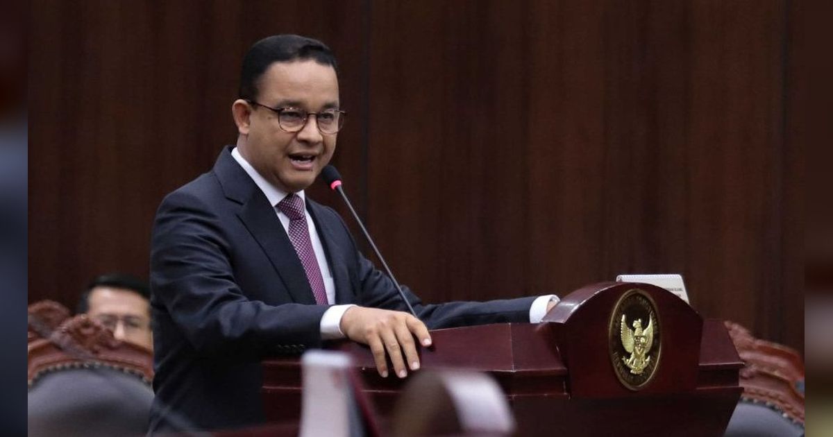 FOTO: Momen Anies Baswedan Blak-blakan Soal Kecurangan dalam Pilpres 2024 di Sidang MK